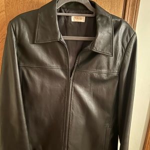 GUC. Vintage Talbot’s smooth leather jacket.